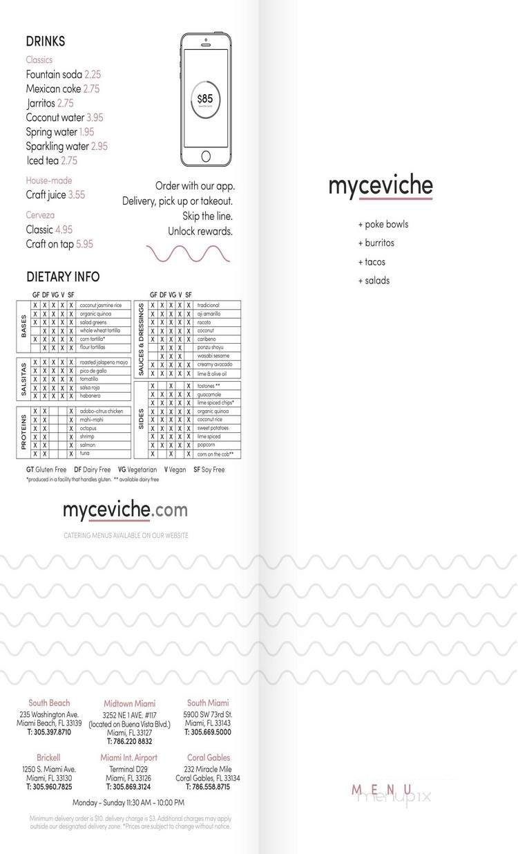 My Ceviche - Aventura, FL menu_pic