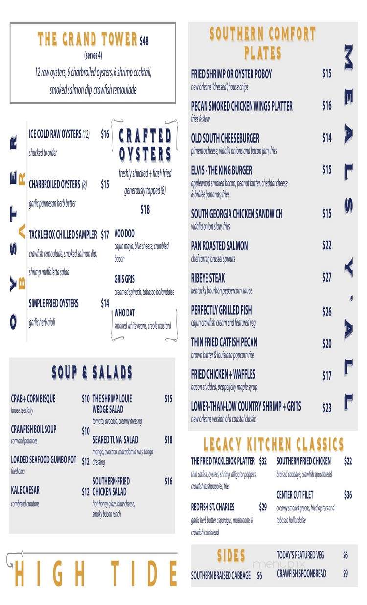 Tackle Box - New Orleans, LA menu_pic