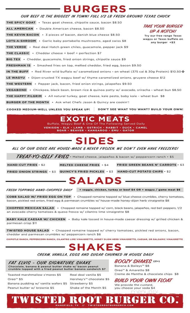 Twisted Root Burger - Mansfield, TX menu_pic