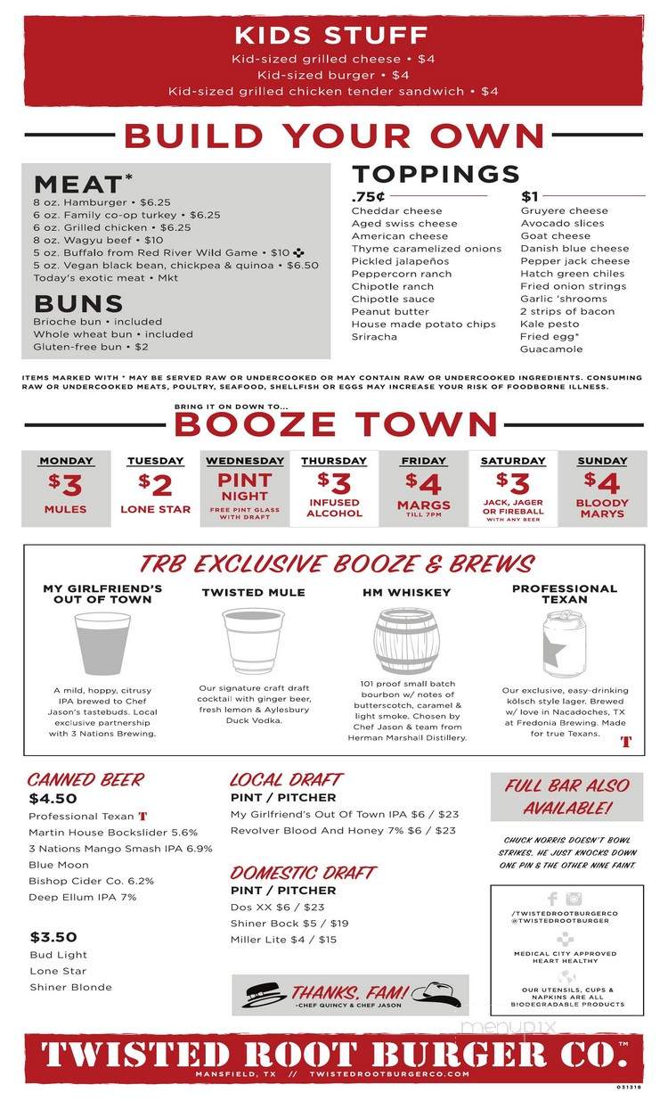 Twisted Root Burger - Mansfield, TX menu_pic