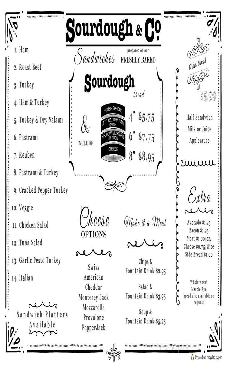 /31692794/Sourdough-and-Co-Menu-Fairfield-CA - Fairfield, CA