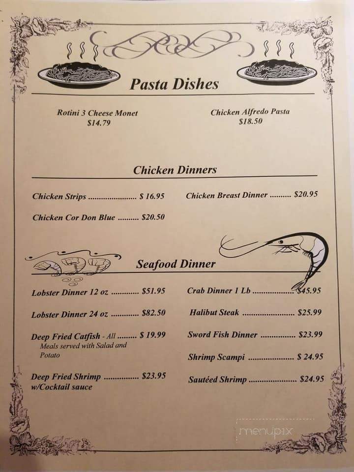 Log Inn Supper Club - Rock Springs, WY menu_pic