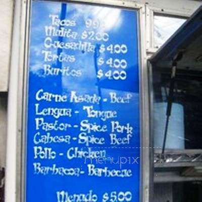 Taco Truck L 1000000 - Marietta, GA menu_pic