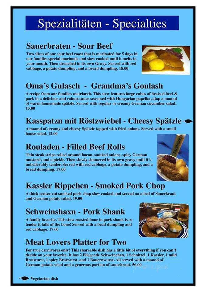 Prost - Aberdeen, WV menu_pic