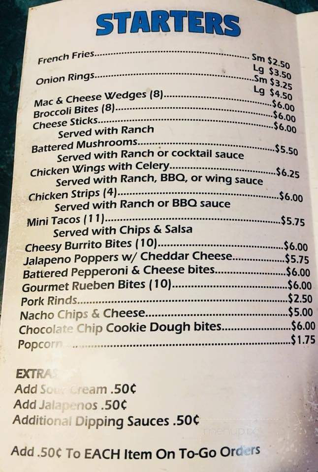 Don Larson's Bar - Monroe, MI menu_pic
