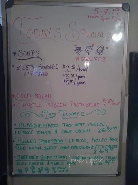 The Sunflower Club - Erie, PA menu_pic