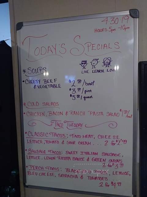 The Sunflower Club - Erie, PA menu_pic