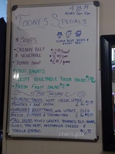 The Sunflower Club - Erie, PA menu_pic