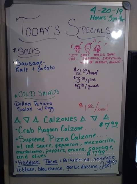 The Sunflower Club - Erie, PA menu_pic