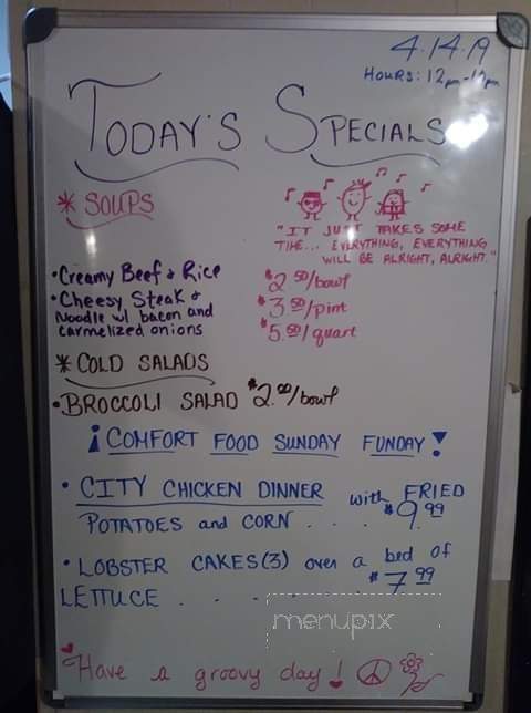 The Sunflower Club - Erie, PA menu_pic