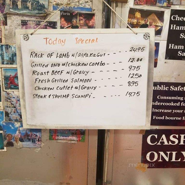 Ray's Cafe - Honolulu, HI menu_pic