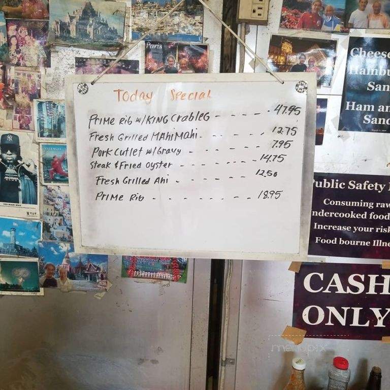 Ray's Cafe - Honolulu, HI menu_pic