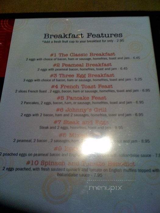Johnny's - London, ON menu_pic