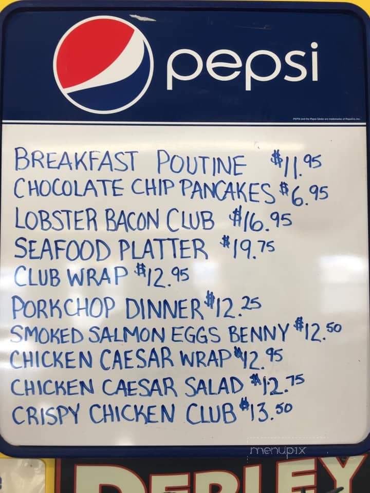 The Cabin Restaurant - Fredericton, NB menu_pic