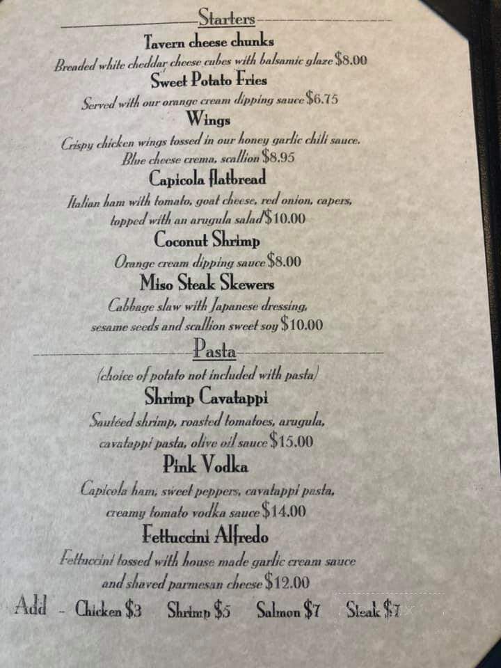 Rock Tavern & Eatery - Grey Eagle, MN menu_pic