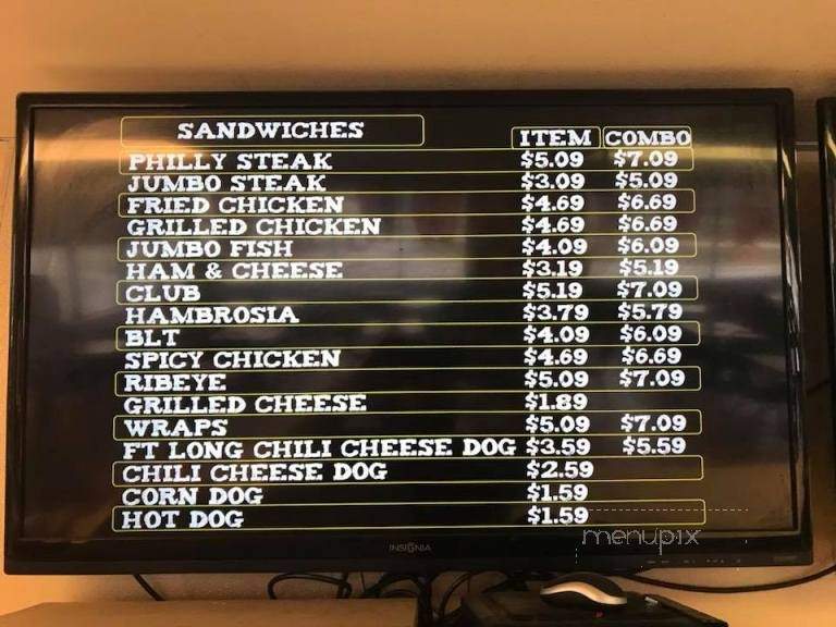 Delmar's - Mantachie, MS menu_pic