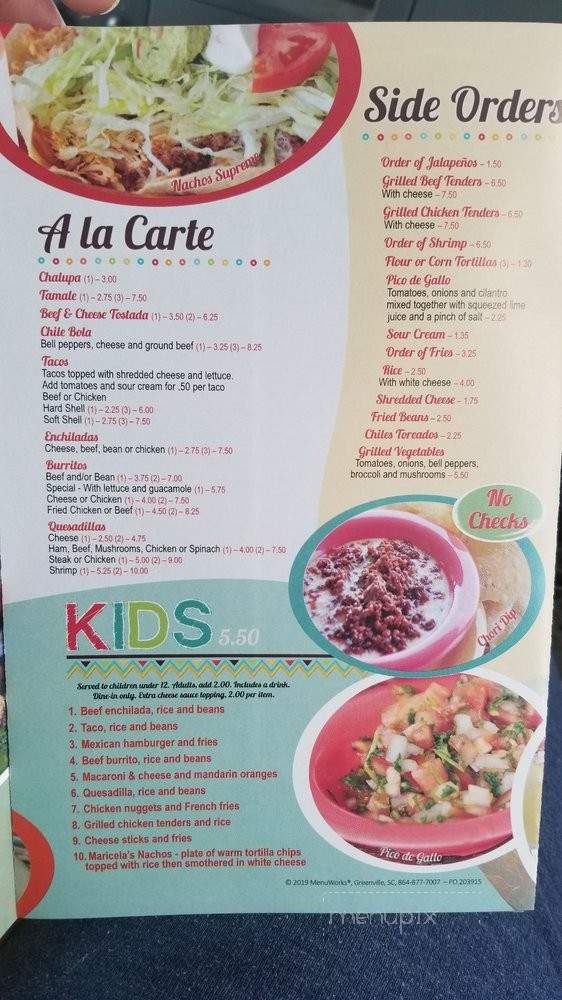 Los Portales Mexican - Hayti, MO menu_pic