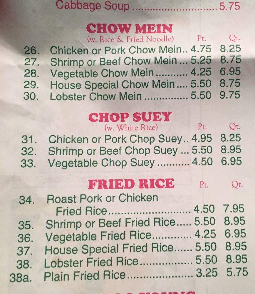 No 1 Chinese Food - Seaside Heights, NJ menu_pic