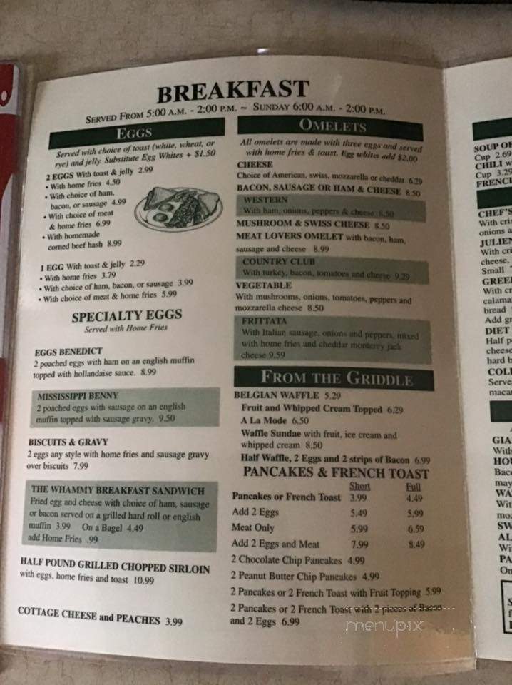 Old Mill House Restaurant - Gorham, NY menu_pic