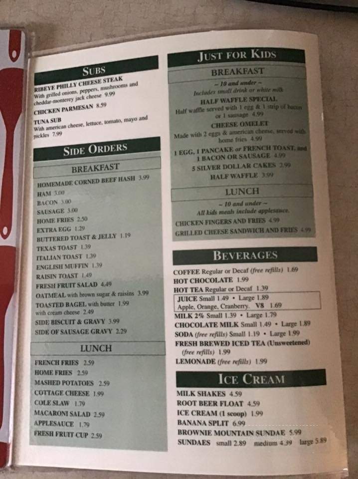 Old Mill House Restaurant - Gorham, NY menu_pic