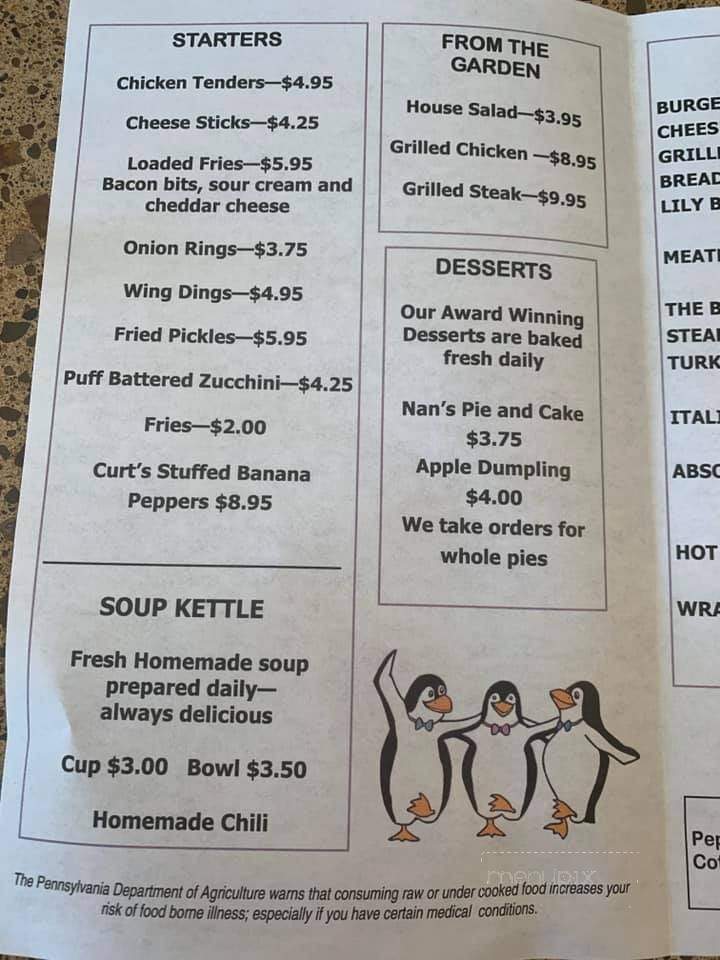 Ice Plant - Greensboro, PA menu_pic