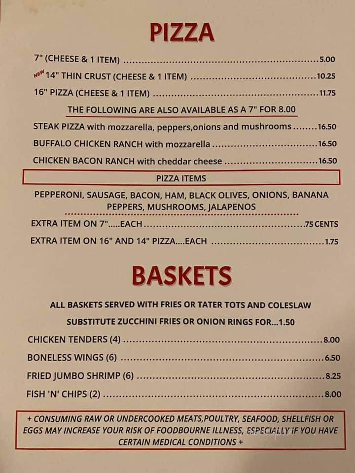 Zukor Club - Erie, PA menu_pic