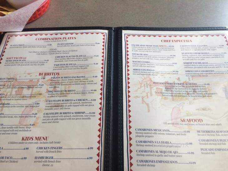 Mi Tierrita Hardeeville - Hardeeville, SC menu_pic