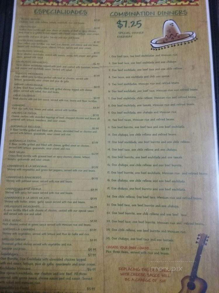 La Fiesta Mexican Restaurant - Alma, AR menu_pic