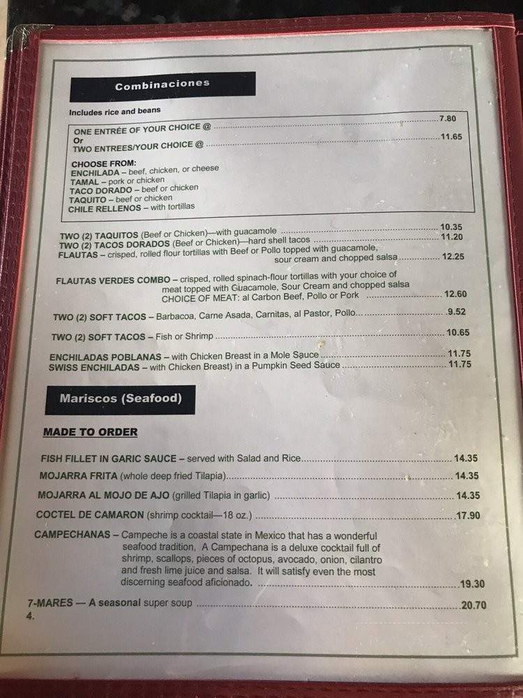 Dos Arbolitos Restaurant - North Hills, CA menu_pic