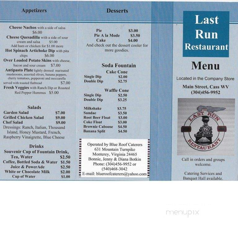 /29363952/The-Last-Run-Restaurant-Cass-WV - Cass, WV