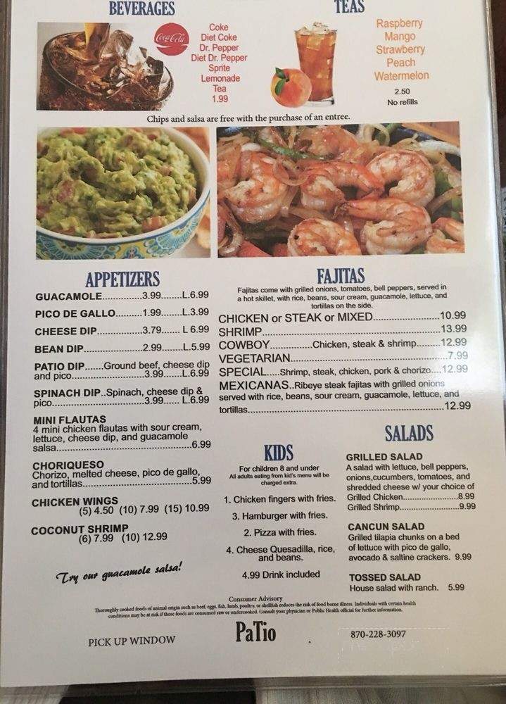 Patio - Helena-West Helena, AR menu_pic