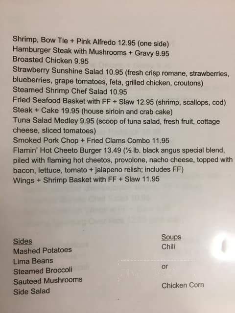 May's Avenue Restaurant - Gettysburg, PA menu_pic