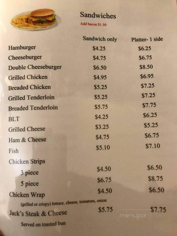 Jacks Place - Jasonville, IN menu_pic