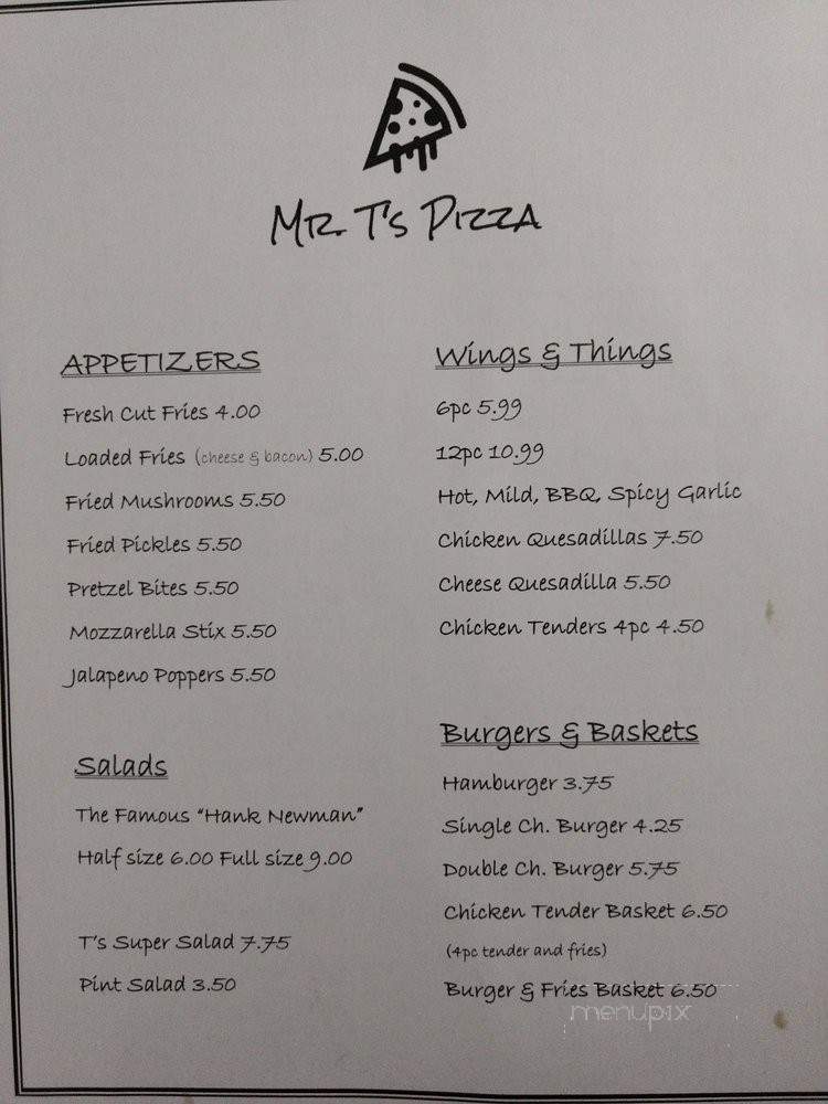 Mr T's Pizza - Gahanna, OH menu_pic