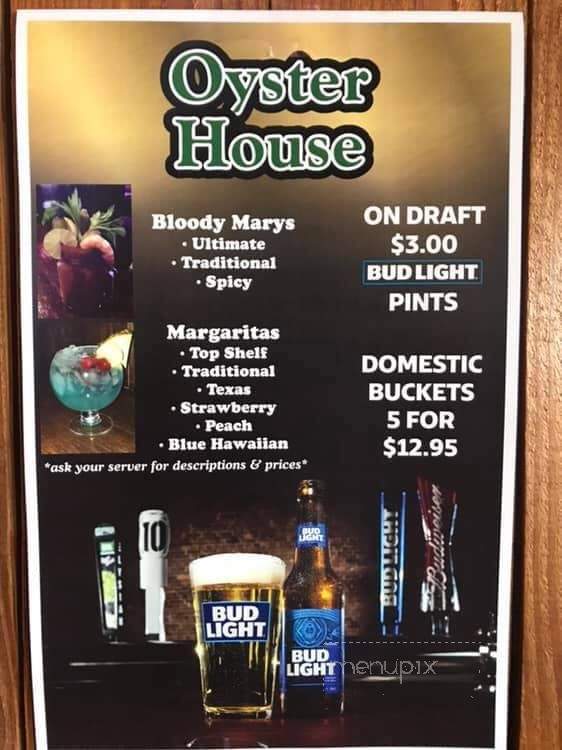 Oyster House - LaGrange, GA menu_pic