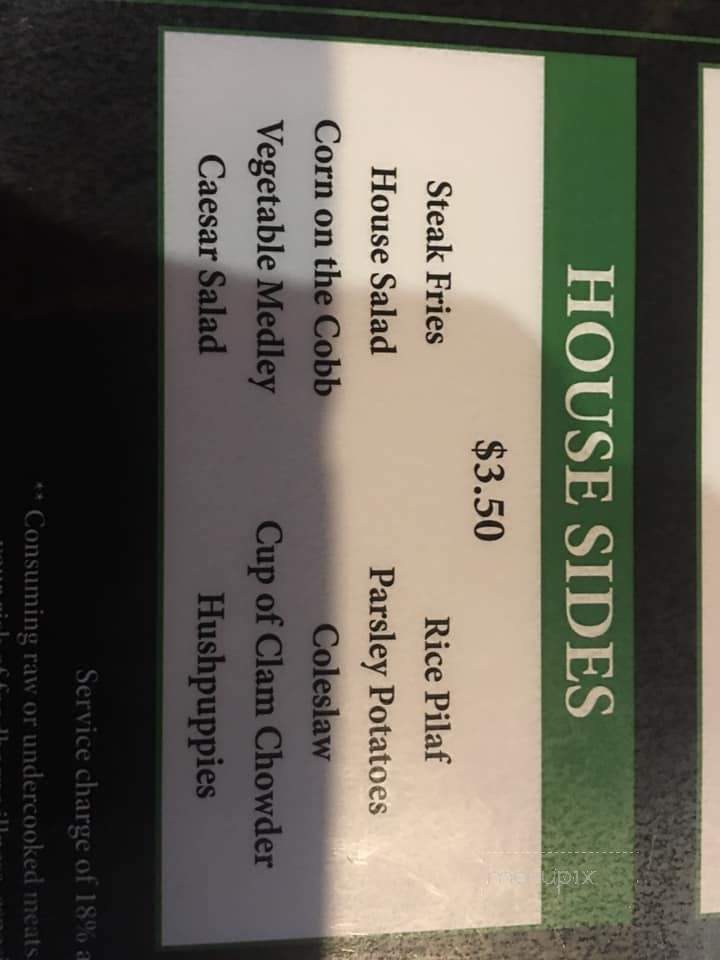 Oyster House - LaGrange, GA menu_pic