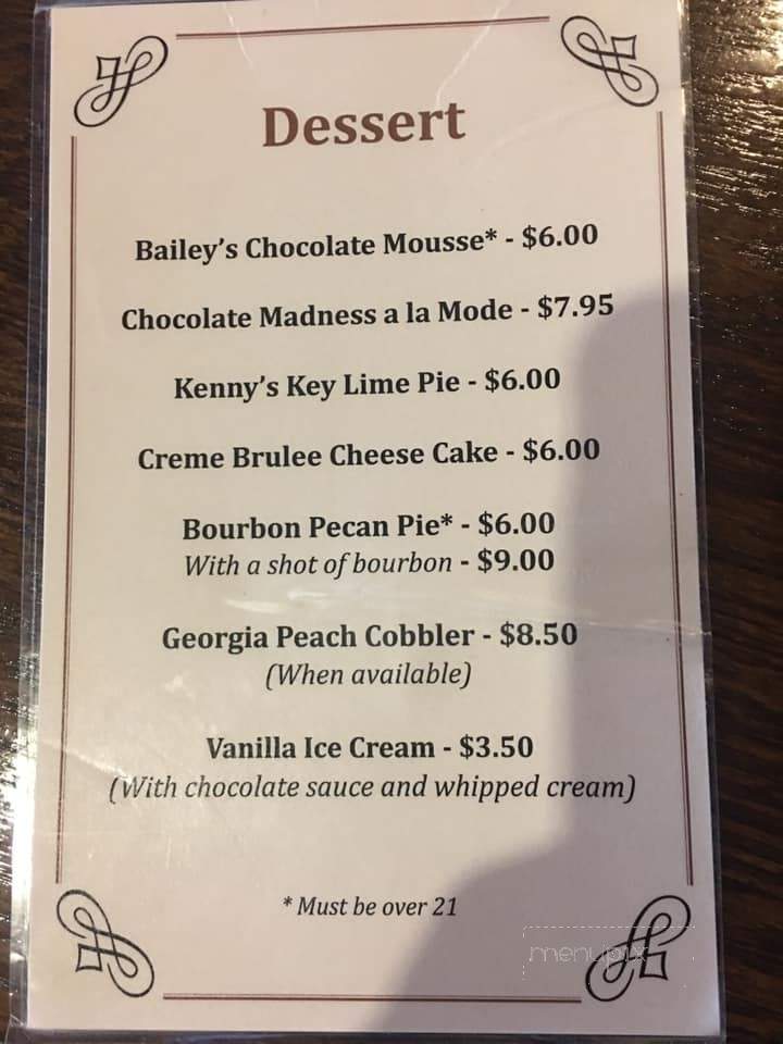 Oyster House - LaGrange, GA menu_pic