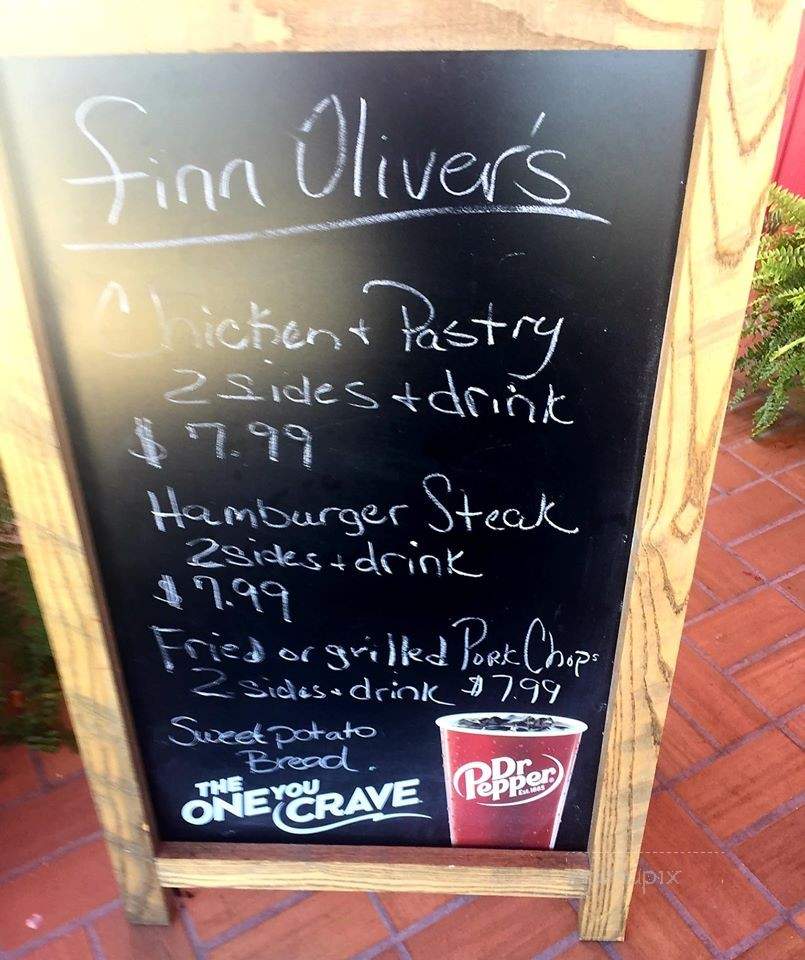 Finn Oliver's Family Restaurant - Lumberton, NC menu_pic