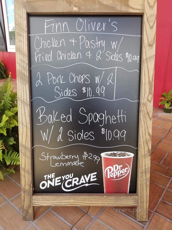 Finn Oliver's Family Restaurant - Lumberton, NC menu_pic
