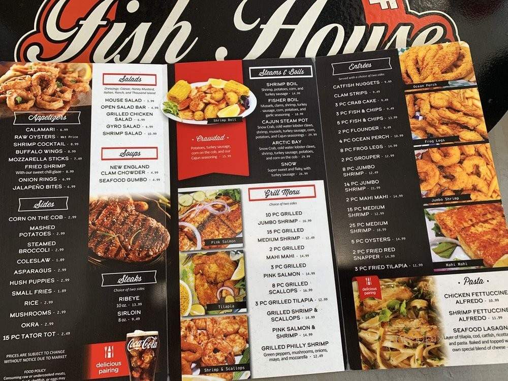 The Fish House Bar & Grill - Shepherdsville, KY menu_pic