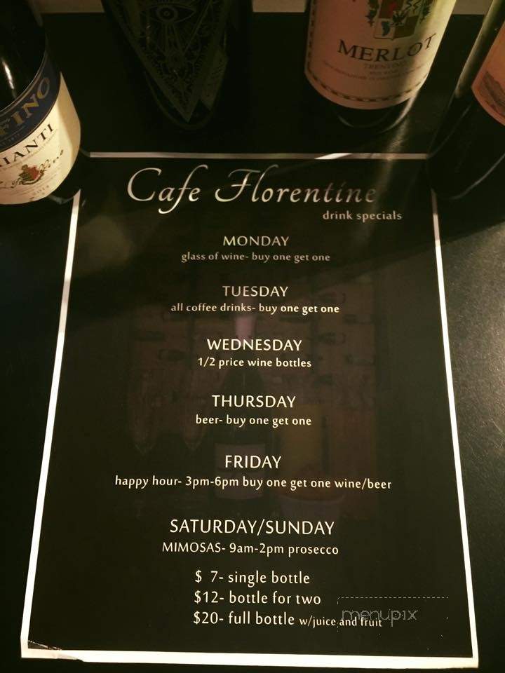 Cafe Florentine - New Hartford, NY menu_pic