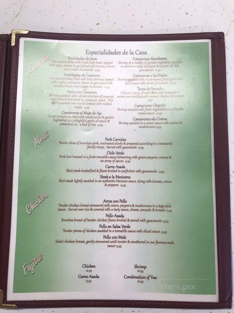 Los Compadres - Florence, OR menu_pic
