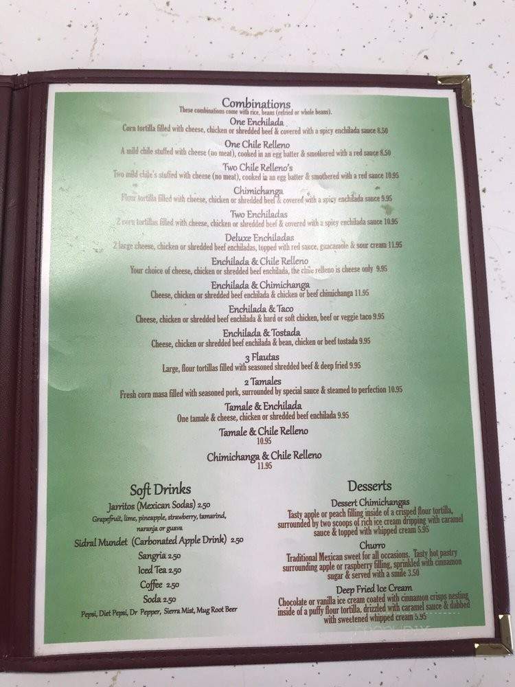 Los Compadres - Florence, OR menu_pic