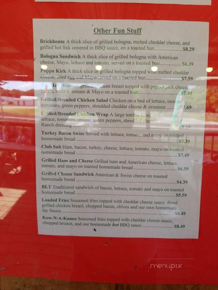 Jay Henry's - McAlester, OK menu_pic
