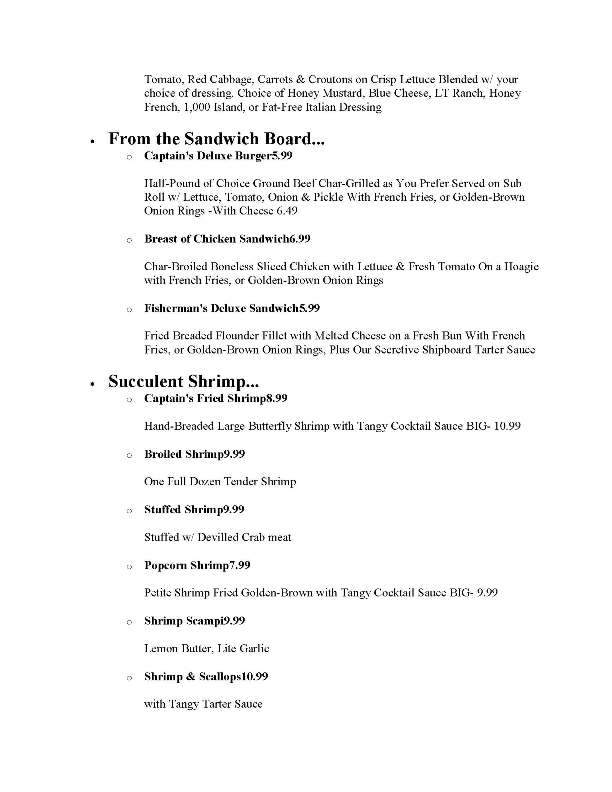 Fisherman's Catch Restaurant - Lilburn, GA menu_pic