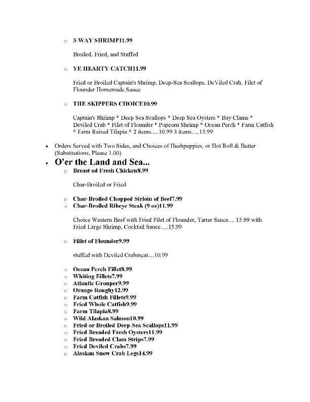 Fisherman's Catch Restaurant - Lilburn, GA menu_pic