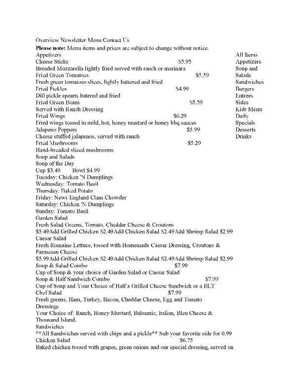 The Southern Kitchen - Celina, TX menu_pic