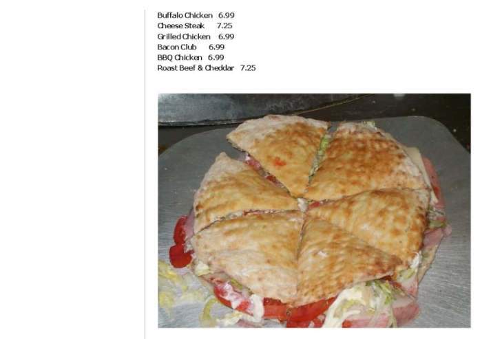 KND's Pizza - Sunbury, PA menu_pic