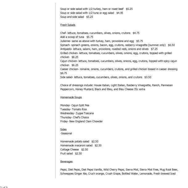 Desserts Beyond The Ordinary - Utica, NY menu_pic