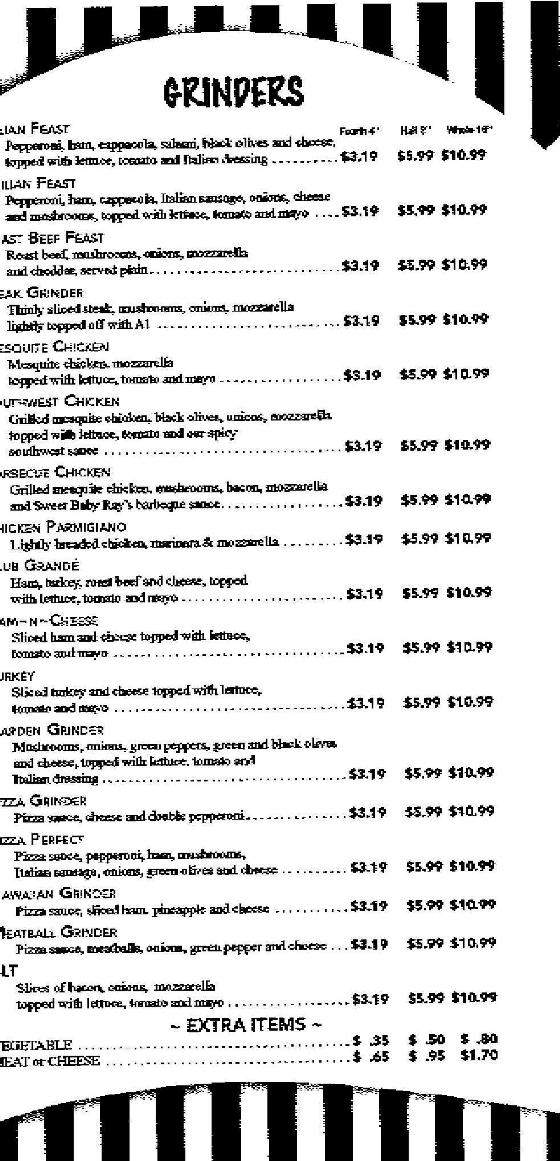 Bass River Pizza - South Yarmouth, MA menu_pic